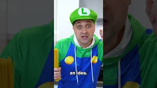 Smart Luigi saved Marios day funny supermario familygamestories [upl. by Yelir]