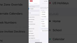 How To SetUp Multiple Calendars On Iphone [upl. by Shore285]