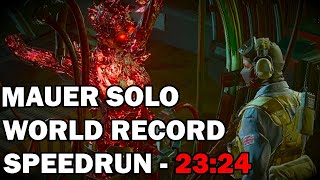 MAUER 2324 SOLO WORLD RECORD [upl. by Temhem]