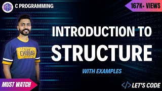 Introduction to Structure in C Programming in Hindi with best examples [upl. by Pascoe]