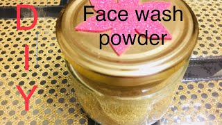 Best Homemade Herbal Facewash Powder for Oily And Dry SkinDIY skin Lightening Facewash [upl. by Edyaj]