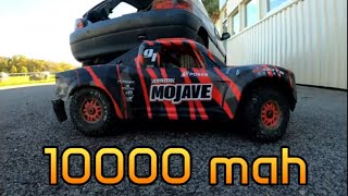 Test des nouvelles batteries 6s 10000mah PARTIE 1 Sur arrma mojave 6s [upl. by Lliw]