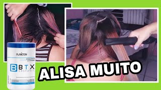 APLICANDO BTX DA PLÂNCTON NO CABELO DA MINHA FILHA ALISA MUITO [upl. by Marigolda]