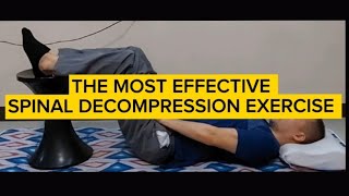 HOW TO DECOMPRESS THE SPINE AT HOME [upl. by Min751]