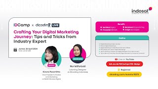 IDCamp Dicoding Live 7  Crafting Your Digital Marketing Journey [upl. by Philbert]