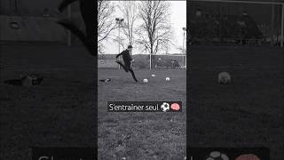 Sentraîner tout seul au foot 🔥🐺 football goal but footballshorts trend solo footballer [upl. by Adriene]