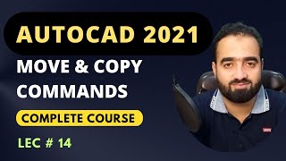 Autocad Tutorial For Civil Engineers  Move And Copy Command In Autocad [upl. by Mindi]