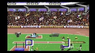 Lets Play Summer Olympiad Commodore 64  German [upl. by Eniladam]