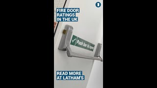 Fire Door Ratings in the UK [upl. by Gerge640]