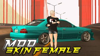 MOD SKIN FEMALE FIVEM SYTLE GOTH  SUPPORT GTA SAMP ANDROIDPC [upl. by Llertnov]