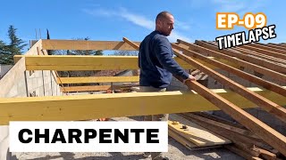 Rénovation de la CHARPENTE  Rénovation EP09 TIMELAPSE amp CONSEILS [upl. by Esilanna]