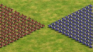 100 ELITE LEITIS vs 100 PALADINS 😨 Age of Empires 2 [upl. by Trebla]