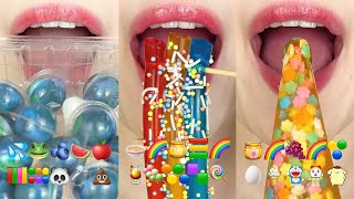 asmr 30 MINUTES EMOJI FOOD CHALLENGE FOR SATISFYING amp RELAXING 다양한 이모지 먹방 eating sounds [upl. by Dayna]