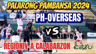 CALABARZON VS PH OVERSEAS  PALARAONG PAMBANSA 2024 [upl. by Eilyac]