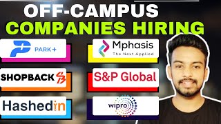 Park Mphasis Amazon Wipro LampT Biggest Hiring  OFF Campus Drive For 2025 2024 2023 Batch jobs [upl. by Ytsenoh914]