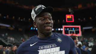 UConns Adama Sanogo  Elite Eight Postgame Interview [upl. by Barmen]