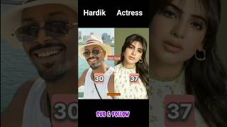 Hardik Pandya with Beautiful Actress 😍♥️😘 shorts indian cricketer beautiful cute actress yt [upl. by Kezer585]