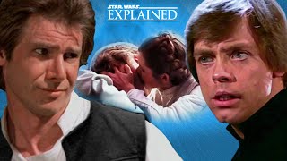 The Time Han and Luke Talked About THAT Kiss  Star Wars Explained Shorts [upl. by Jule]