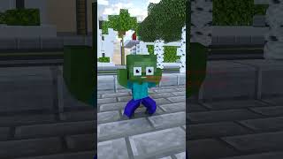 Practice to become a master🔥  Baby zombie minecraft animations [upl. by Feinleib772]