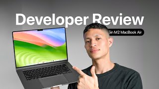 15quot M2 MacBook Air Review For Programming [upl. by Sinnoda]