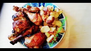 Arrosto di pollo e patate Roast chicken and potatoes [upl. by Auric]