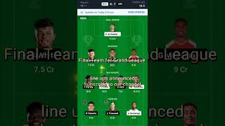 BOU vs ARS Dream11 Team  Line ups announced  Bournemouth vs Arsenal [upl. by Anabel]