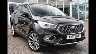 Used Ford Kuga Vignale 20 TDCi 180 5dr Auto Shadow Black 2017 [upl. by Rolandson19]