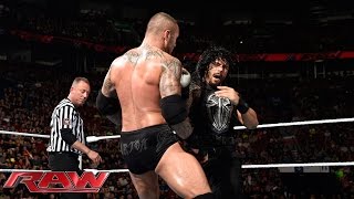 Roman Reigns vs Randy Orton Raw May 4 2015 [upl. by Eem838]