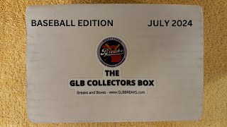 GLB Collectors Box July 2024  Baseball Subscription Box  Great Value 💲 [upl. by Consalve474]