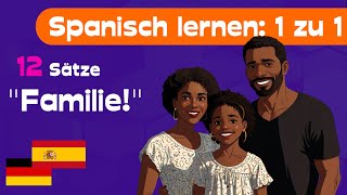 Spanisch lernen Anfänger  WortfürWort  Meine Familie  A1 Lektion 7  SpeakUp [upl. by Einnaoj84]