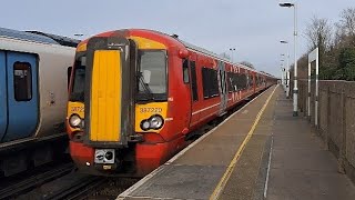 A few Fast Trains at Three Bridges  27 January 2024 [upl. by Jahdai]