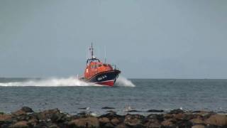 Sennen Cove Lifeboat 1st March 2010 [upl. by Idaline87]