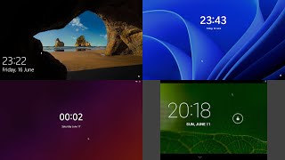 What does the lock screen look like in different OSes [upl. by Isiah]