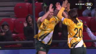 Match Highlights  Westfield Matildas v Chile  International Friendly [upl. by Arretahs]