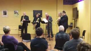 Zagreb Saxophone Quartet with Dr Eugene Rousseau [upl. by Misaq]