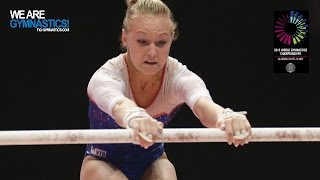 SPIRIDONOVA Daria RUS  2015 Artistic Worlds  Qualifications Uneven Bars [upl. by Erek]