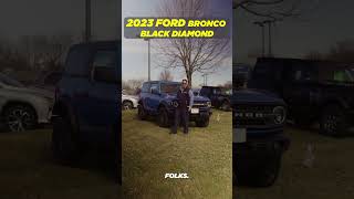 2024 Ford Bronco Black Diamond 2 door vehicle with rubber floors broncos fordbronco ford bronco [upl. by Casabonne916]