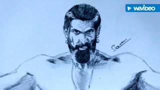 Making of bhallaladeva sketch [upl. by Bria447]