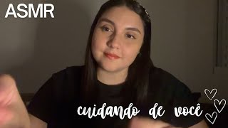 ASMR  VOU PREPARAR O SEU CABELO ANTES DE DORMIR umectação capilar  massagem  escova [upl. by Ahsineg]