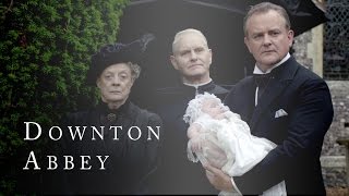 Baby Sybils Christening  Downton Abbey  Season 3 [upl. by Aynnek]