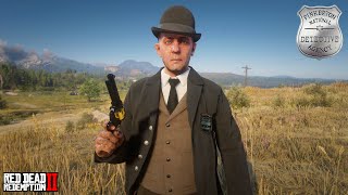 Playing as a Pinkerton in Red Dead Redemption 2  RDR2 [upl. by Gerstein397]