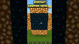 Minecraft New GlowStone GS Portal shorts [upl. by Lletnahs719]