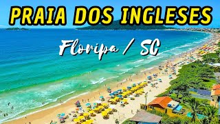 PRAIA DOS INGLESES em FLORIANÓPOLIS vista do ALTO com DRONE [upl. by Aikyt]