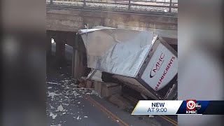 Kansas City working on warning system for bridge known for destroying trucks [upl. by Steffane912]