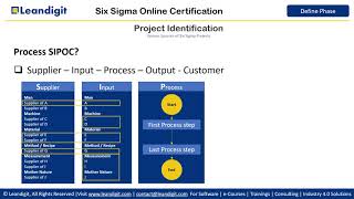 Six Sigma Define Phase  Project Identification  How to scope projects [upl. by Ailaroc471]