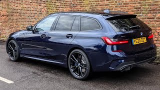 BMW M340d or M340i  Which one is Best 2021 M340d Touring Review [upl. by Dyer]