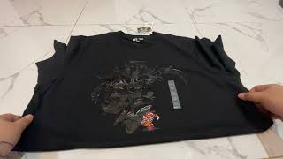 UNBOXING UNIQLO FINAL FANTASY UT SHIRTS NO AUDIO COMMENTARY [upl. by Ardnnaed310]