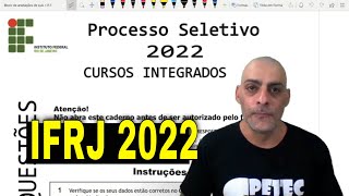 Seja aprovado no IFRJ resolvendo a prova de 2022  1a parte [upl. by Vickie631]