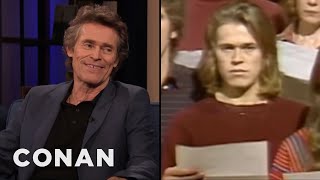 Willem Dafoe Pronounced His Name Wrong  CONAN on TBS [upl. by Novled]