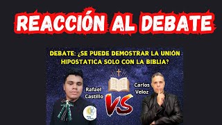 ¿Se puede demostrar la Unión Hipostática solo con la Biblia Reacción al debate [upl. by Valerye348]